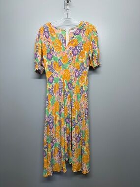 Faithfull the Brand Anthropologie Floral Summer Cottagecore Vacation Maxi Dress